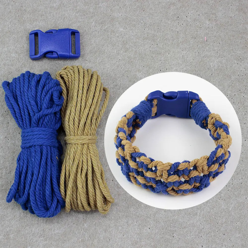 Macrame Kit for Beginners, Boho Square Pet Collar DIY Kit, Cat Dog Handmade Gift