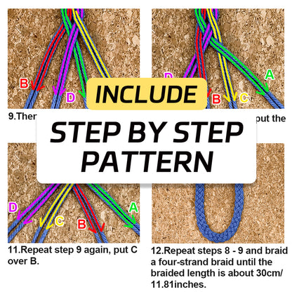Headband DIY Weaving Kit Macrame Kit | Bohemian Style | Hair Band | Beginner-Friendly | Handmade Gift | Skull Top Lifting