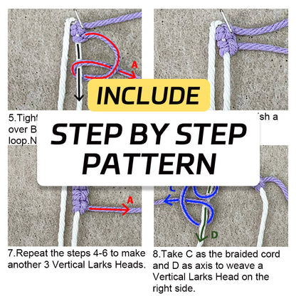 Macrame Kit Daisy Curtain Tieback Weaving Kit | Adjustable Strap | Organizing Band | Beginner Weaving | Exquisite Flower