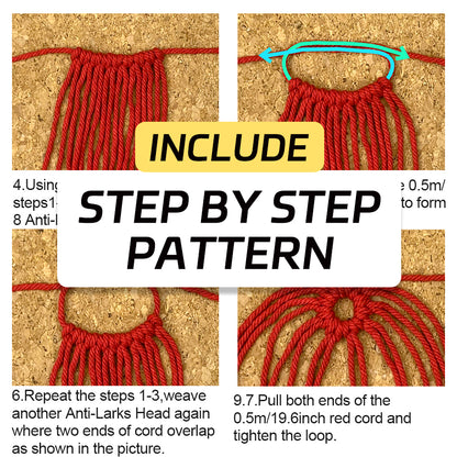 Christmas Tassel Decor Ball Weaving Kit Macrame Kit | Car/Home Use | Holiday DIY Gift | Beginner-Suitable| Multi-Scene Decor