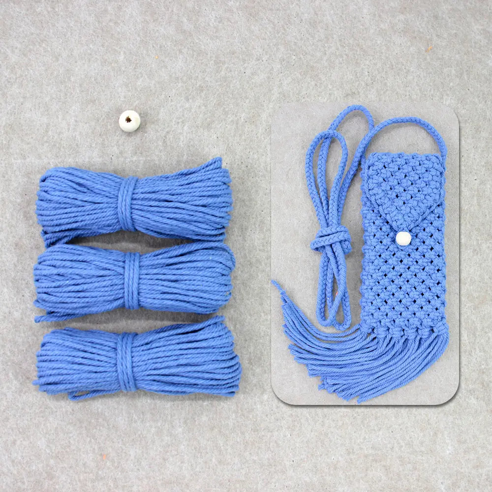 Macrame Kit for Beginners | DIY Macrame Cellphone Storage Bag Craft Kit