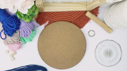 Macrame Kit Drawstring Earphone Bag Weaving Kit | Bohemian Style | Hangable on Big Bags | Beginner-Friendly