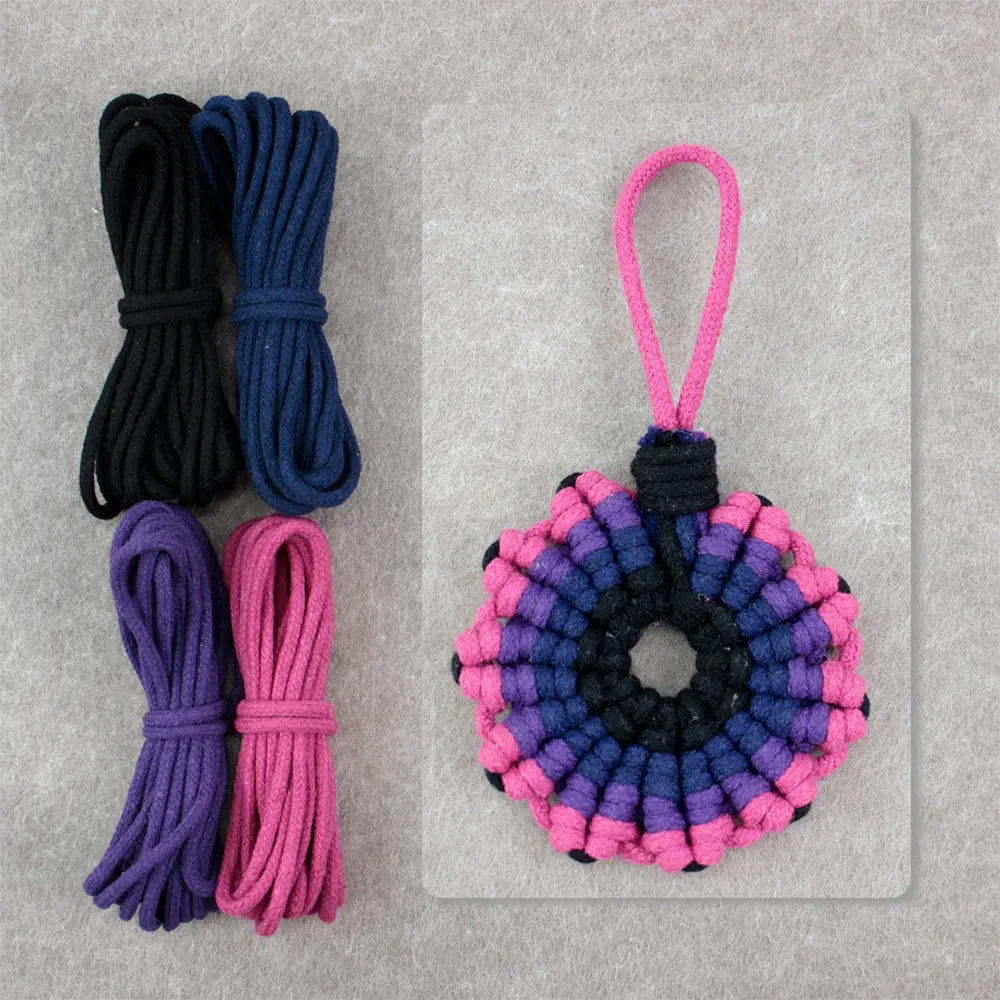Macrame Kit for Beginners, Boho Sunflower Coaster DIY Kit, Table Home Decor Gift