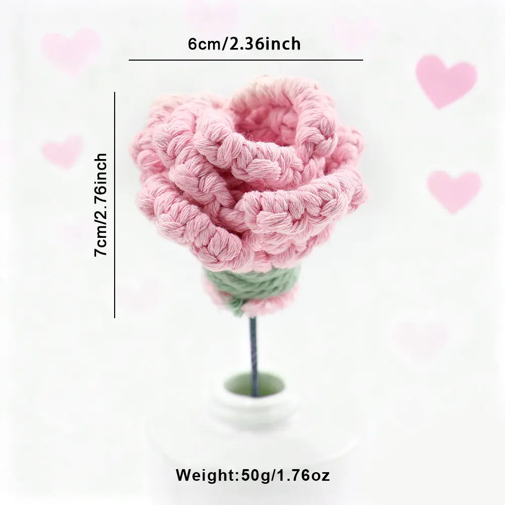 Macrame Kit for Beginners | DIY Macrame Rose Woven Ornament Kit